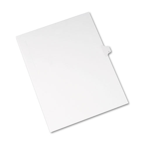 ESAVE82174 - Allstate-Style Legal Exhibit Side Tab Divider, Title: L, Letter, White, 25-pack