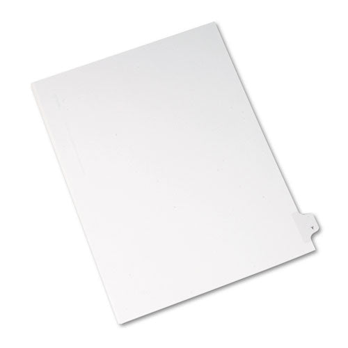 ESAVE82187 - Allstate-Style Legal Exhibit Side Tab Divider, Title: Y, Letter, White, 25-pack