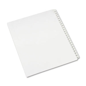 ESAVE82191 - Allstate-Style Legal Exhibit Side Tab Dividers, 25-Tab, 201-225, Letter, White