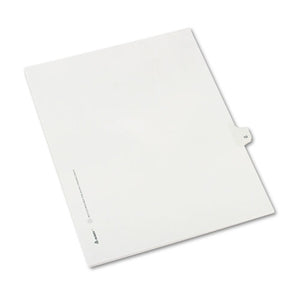 ESAVE82208 - Allstate-Style Legal Exhibit Side Tab Divider, Title: 10, Letter, White, 25-pack