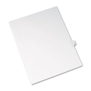 ESAVE82215 - Allstate-Style Legal Exhibit Side Tab Divider, Title: 17, Letter, White, 25-pack