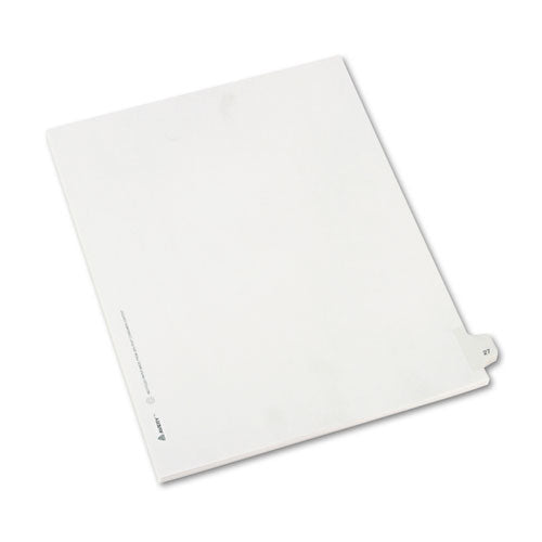 ESAVE82225 - Allstate-Style Legal Exhibit Side Tab Divider, Title: 27, Letter, White, 25-pack