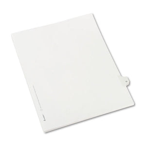 ESAVE82229 - Allstate-Style Legal Exhibit Side Tab Divider, Title: 31, Letter, White, 25-pack