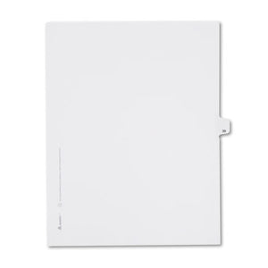 ESAVE82237 - Allstate-Style Legal Exhibit Side Tab Divider, Title: 39, Letter, White, 25-pack