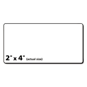 Shipping Labels W- Trueblock Technology, Inkjet Printers, 2 X 4, White, 10-sheet, 50 Sheets-box