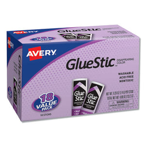 ESAVE98079 - Permanent Glue Stics, Purple Application, .26 Oz, 18-pack