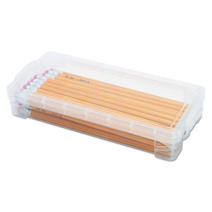 ESAVT40309 - Super Stacker Pencil Box, Clear, 8 1-4 X 3 3-4 X 1 1-2