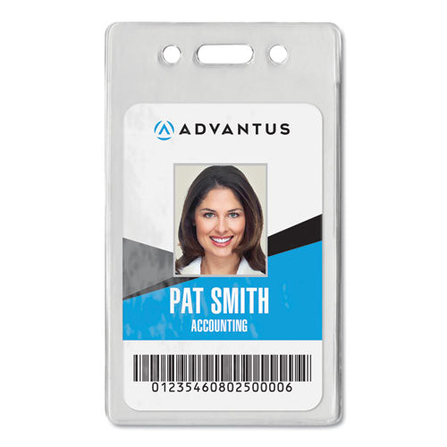 ESAVT75451 - Proximity Id Badge Holder, Vertical, 2 3-8w X 3 3-8h, Clear, 50-pack