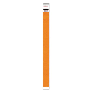 ESAVT91120 - Crowd Management Wristband, Sequential Numbers, 9 3-4 X 3-4, Neon Orange, 500-pk