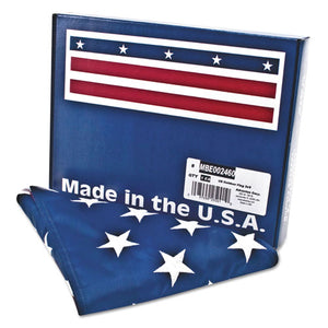 ESAVTMBE002460 - All-Weather Outdoor U.s. Flag, Heavyweight Nylon, 3 Ft X 5 Ft