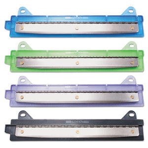 ESAVTMCG600AS - 6-Sheet Binder Three-Hole Punch, 1-4" Holes, Assorted Colors