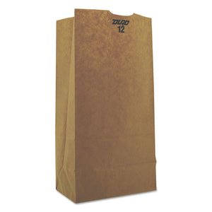 ESBAGGH12 - #12 Paper Grocery Bag, 50lb Kraft, Heavy-Duty 7 1-16 X 4 1-2 X 13 3-4, 500 Bags