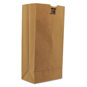 ESBAGGH16 - #16 Paper Grocery Bag, 50lb Kraft, Heavy-Duty 7 3-4 X 4 13-16 X 16, 500 Bags