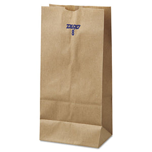 ESBAGGK8500 - #8 Paper Grocery Bag, 35lb Kraft, Standard 6 1-8 X 4 1-6 X 12 7-16, 500 Bags