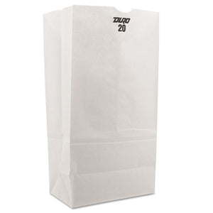 ESBAGGW20500 - #20 Paper Grocery Bag, 40lb White, Standard 8 1-4 X 5 5-16 X 16 1-8, 500 Bags