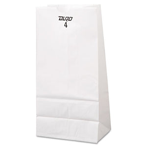 ESBAGGW4500 - #4 Paper Grocery Bag, 30lb White, Standard 5 X 3 1-3 X 9 3-4, 500 Bags