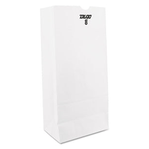 ESBAGGW8500 - #8 Paper Grocery Bag, 35lb White, Standard 6 1-8 X 4 1-6 X 12 7-16, 500 Bags