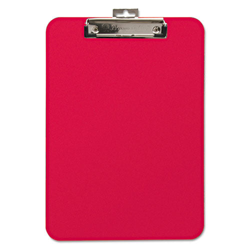 ESBAU61622 - Unbreakable Recycled Clipboard, 1-4" Capacity, 8 1-2 X 11, Red