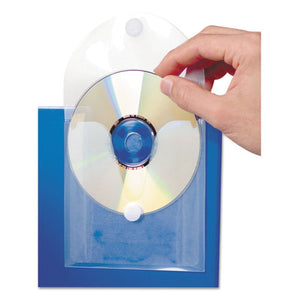ESBAU61801 - CD POCKET, CLEAR-WHITE, 5-PACK