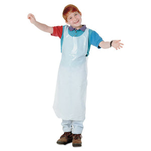 ESBAU64620 - Disposable Apron, Polypropylene, One Size Fits All, White, 100-pack
