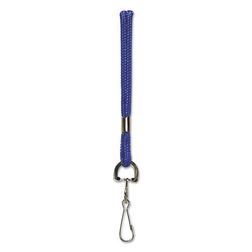 ESBAU68903 - Rope Lanyard With Hook, 36", Nylon, Blue