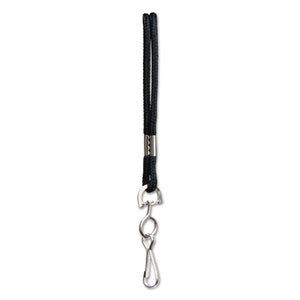 ESBAU68909 - Rope Lanyard With Hook, 36", Nylon, Black
