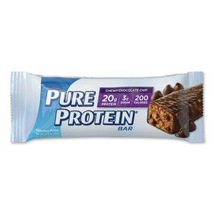 Pure Protein Bar, Chewy Chocolate Chip, 1.76 Oz Bar, 6-box