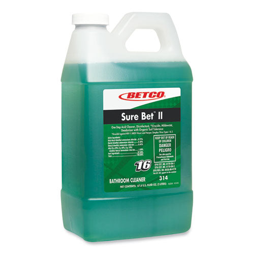 Sure Bet Ii Foaming Disinfectant, Citrus Scent, 67.6 Oz Bottle, 4-carton