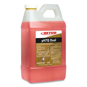 Ph7q Dual Neutral Disinfectant Cleaner, Lemon Scent, 67.6 Oz Bottle, 4-carton