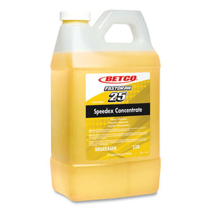 Speedex Fastdraw 25 Concentrate Heavy-duty Degreaser, Lemon Scent, 67.6 Oz Bottle, 4-carton