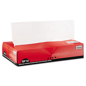 ESBGC011010 - Qf10 Interfolded Dry Wax Paper, 10 X 10 1-4, White, 500-box, 12 Boxes-carton