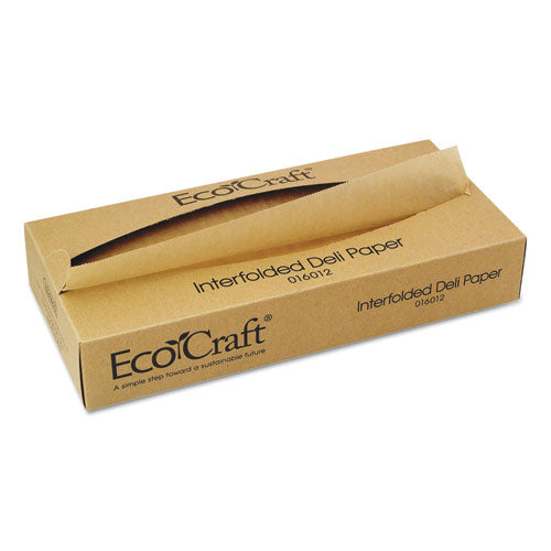 ESBGC016012 - Ecocraft Interfolded Soy Wax Deli Sheets, 12 X 10 3-4, 500-box, 12 Boxes-carton