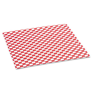 ESBGC057700 - Grease-Resistant Paper Wrap-liners, 12 X 12, Red Check, 1000-box, 5 Boxes-carton