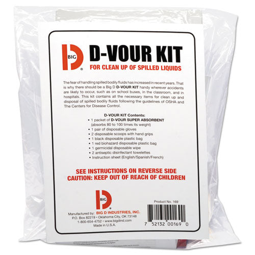 ESBGD169 - D'vour Clean-Up Kit, Powder, All Inclusive Kit, 6-carton