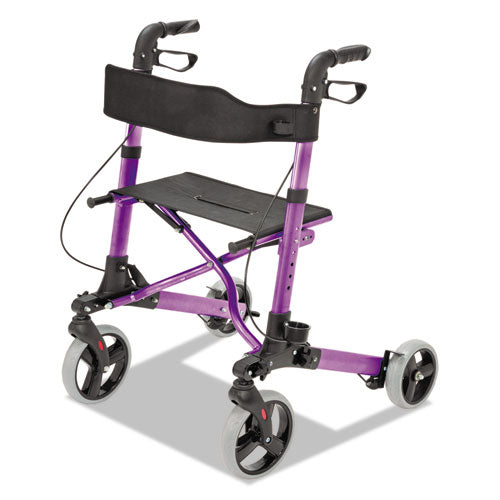 ESBGH50150121110 - Gateway Aluminum Rollator, Purple, 31"-36"h, 300 Lb Capacity