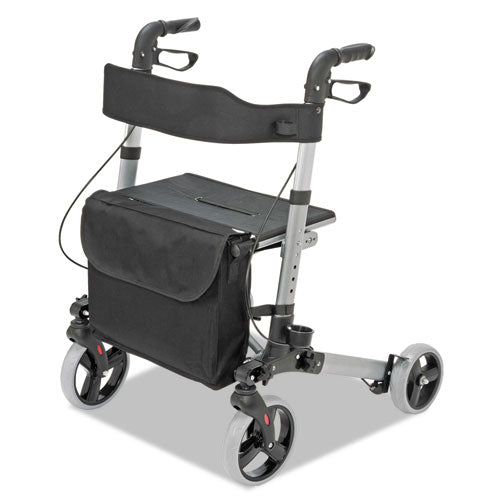 ESBGH50150124100 - Gateway Aluminum Rollator, Titanium, 31"-36"h, 300 Lb Capacity