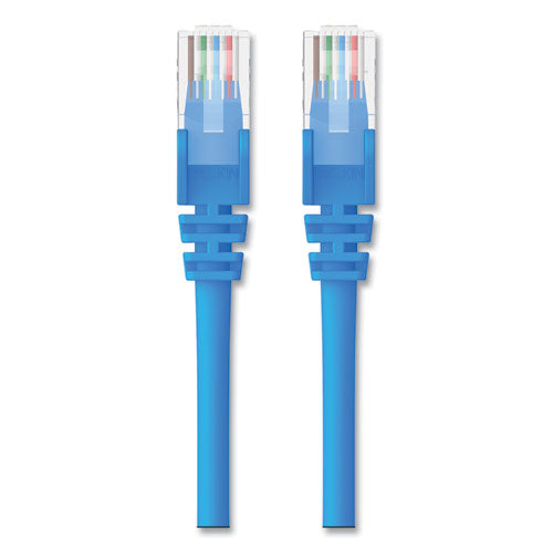 Cat5e Snagless Patch Cable, Rj45 Connectors, 1 Ft, Blue