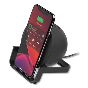 Boostcharge Wireless Charging Stand Plus Speaker, Black