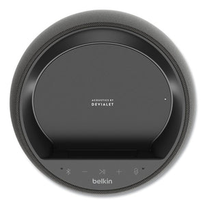 Soundform Elite Hi-fi Smart Speaker Plus Wireless Charger, Black