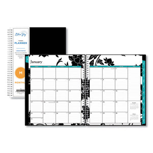 Barcelona Monthly Planner, 10 X 8, Black Cover, 2021