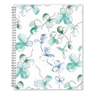 Lindley Weekly-monthly Wirebound Planner, 11 X 8.5, White-blue, 2021