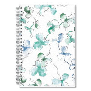 Lindley Weekly-monthly Wirebound Planner, 8 X 5, White-blue, 2021