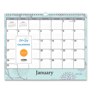 Wall Calendar, 12 X 15, Jade-lavender, 2022