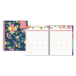 ESBLS103617 - DAY DESIGNER CYO WEEKLY-MONTHLY PLANNER, 8 1-2 X 11, NAVY-FLORAL, 2019