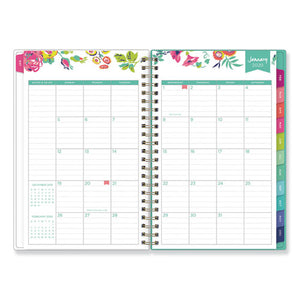 ESBLS103619 - DAY DESIGNER CYO WEEKLY-MONTHLY PLANNER, 5 X 8, WHITE-FLORAL, 2019