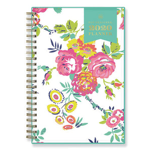 ESBLS103619 - DAY DESIGNER CYO WEEKLY-MONTHLY PLANNER, 5 X 8, WHITE-FLORAL, 2019