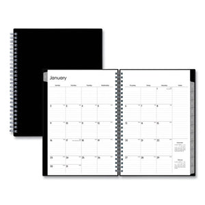 Enterprise Monthly Planner, 11.88 X 7.88, Black Cover, 2022