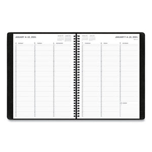 Aligned Weekly Appointment Planner, 11 X 8.25, Black, 2021