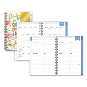 Day Designer Climbing Floral Blush Create-your-own Cover Weekly-monthly Planner, 8 X 5, 12-month (july-june): 2021-2022