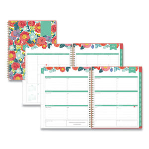 Day Designer Academic Weekly-monthly Planner, Floral Sketch, 11 X 8.5, Multicolor Cover, 12-month (july-june): 2021-2022